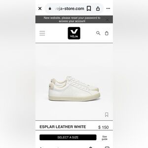 VEJA Esplar leather white